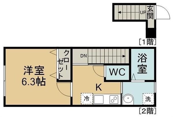 グランビュール八木山本町の物件間取画像